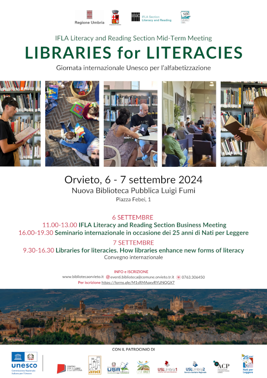 libraries for literacies locandina ita